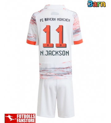 Bayern Munich Nicolas Jackson #11 Bortatröja Barn 2025-26 Kortärmad (+ Korta byxor)